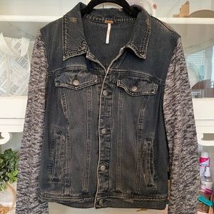 Free people sweatshirt jacket